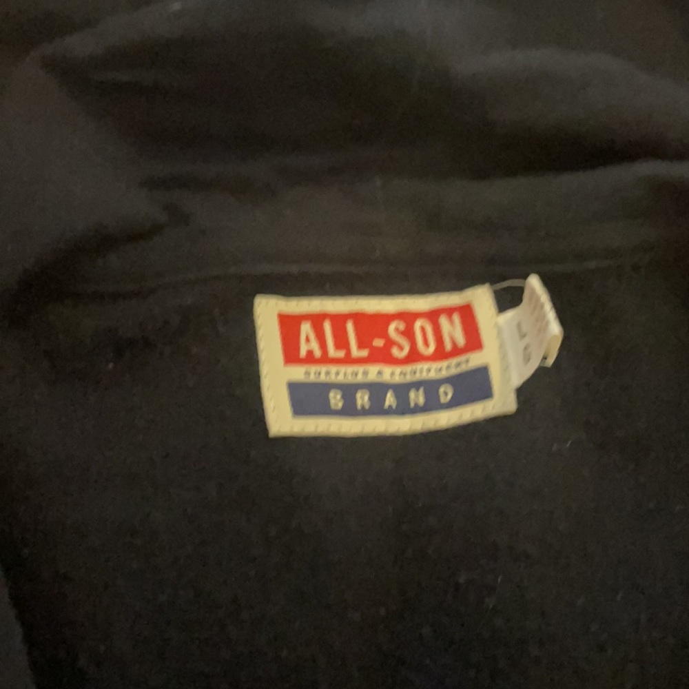 Allson Men’s Two Tone Zip/Button Hoodie - Picture 2 of 3
